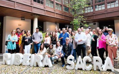 Concentración de blogueros e instagramers en la Ribeira Sacra