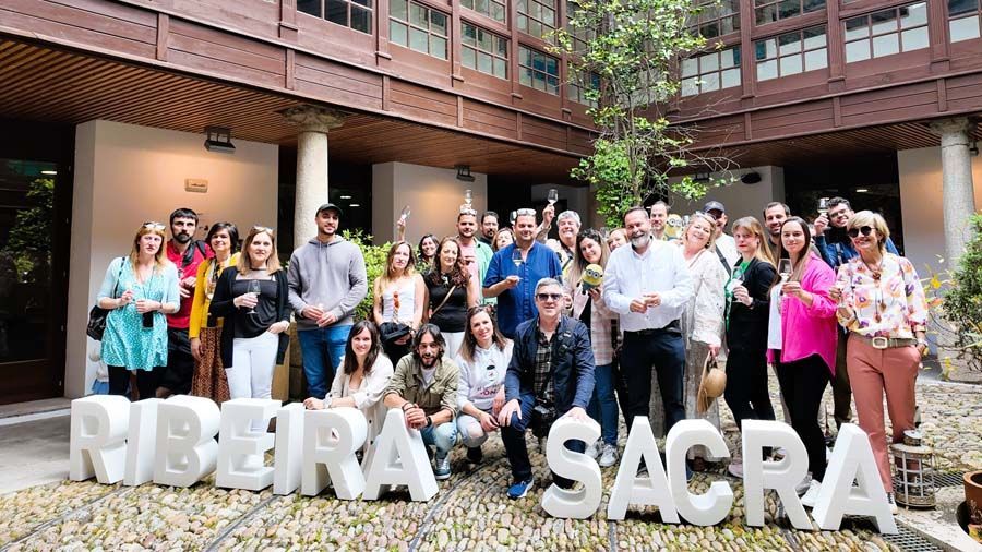 Concentración de blogueros e instagramers en la Ribeira Sacra