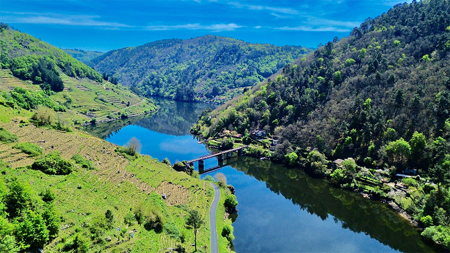 Río Miño a su paso por Pincelo