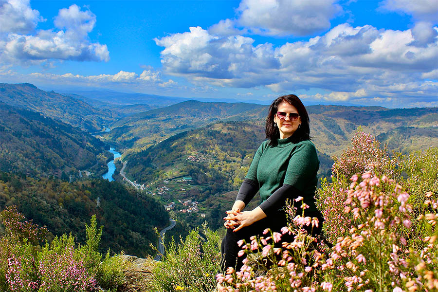 Vistas desde abajo del Mirador de Bazal