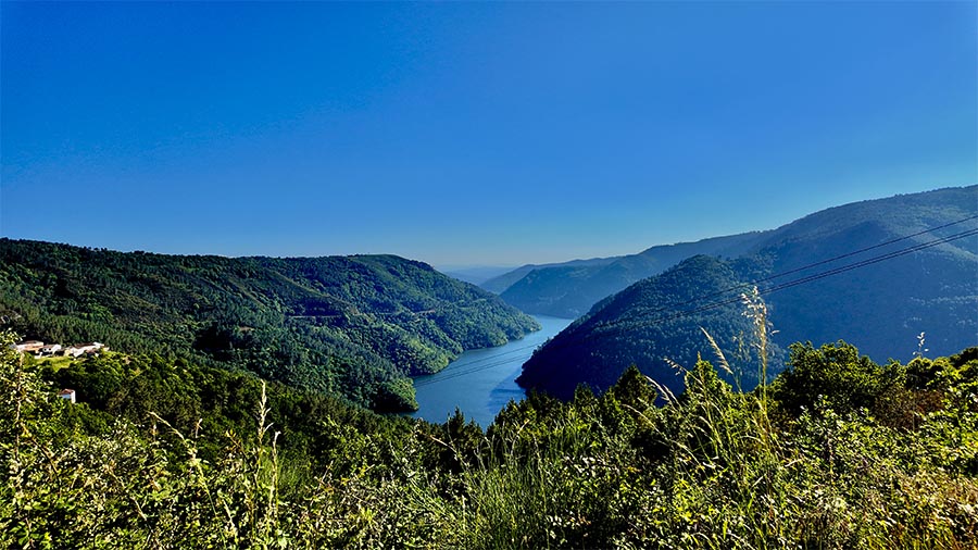 Estas son las vistas desde el Mirador de Pesqueiras