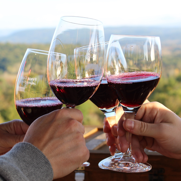 Un brindis en El Secreto del Monje