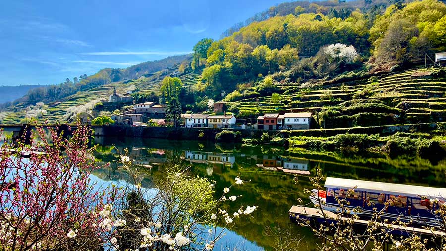 Belesar en primavera, Ribeira Sacra