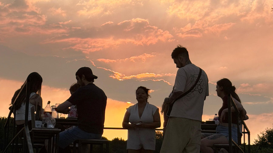 Esperando el eclipse en Ribeira Sacra